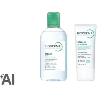 BIODERMA Sebium Sensitive крем 30 мл+Sebium H2O Мицеллярная вода 250мл