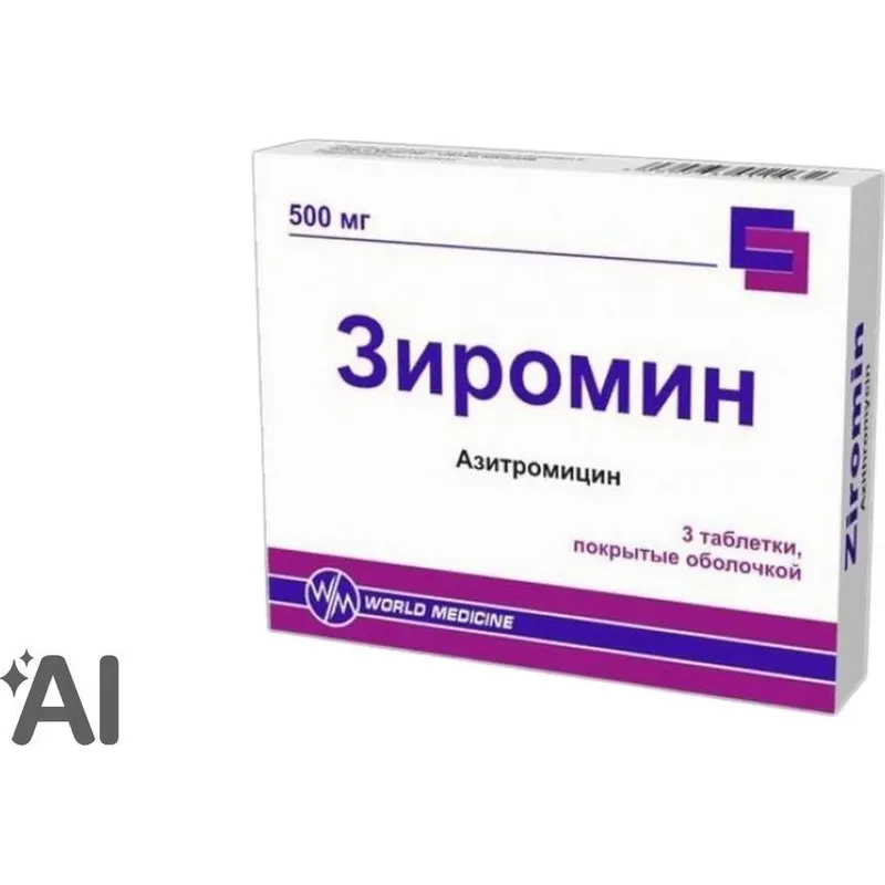 ЗИРОМИН 0,5 N3 ТАБЛ П/О
