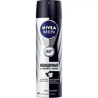 Nivea антиперспирант черное и белое невидимый original 150 мл