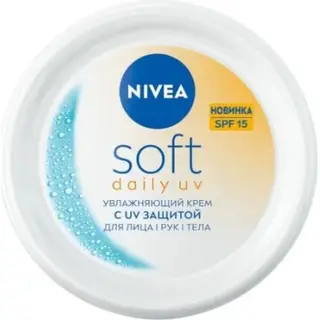 NIVEA Увлажняющий крем с UV защитой для лица , рук, тела 100мл