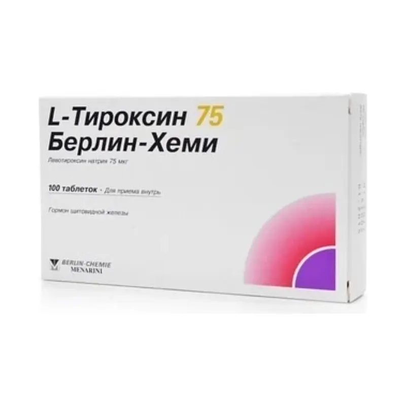L-ТИРОКСИН 75 БЕРЛИН-ХЕМИ 75МКГ N50 ТАБЛ