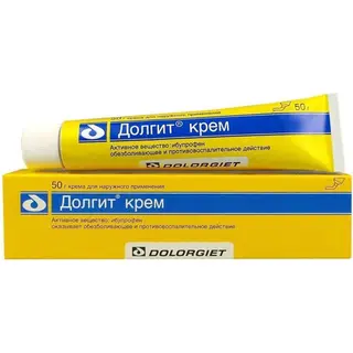 Долгит 5% 50 г крем в тубе