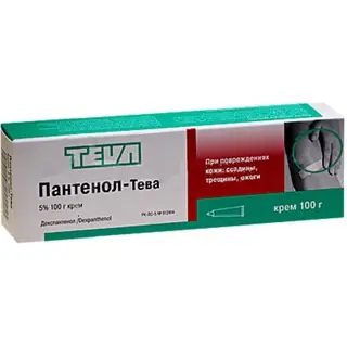ПАНТЕНОЛ-ТЕВА 5% 100,0 КРЕМ