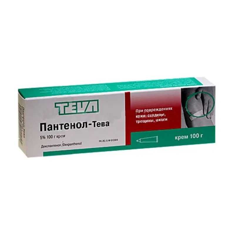 ПАНТЕНОЛ-ТЕВА 5% 100,0 КРЕМ
