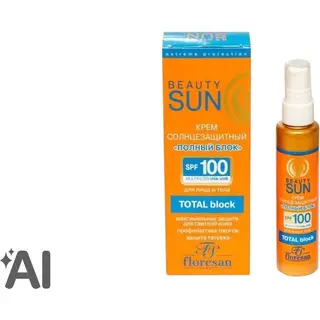 Солнцезащитный крем "Полный блок" SPF 100 "Beauty Sun" 75мл