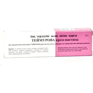 ТЕЙМУРОВА КРЕМ-ПАСТА Д/НОГ ОТ ЗАПАХА И ПОТА 50,0 ЗЕЛЕНАЯ ДУБРАВА