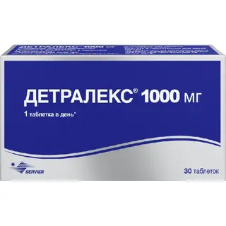 Детралекс 1000 мг таблетки № 30