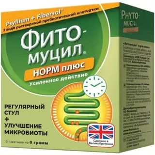 Фитомуцил Норм плюс 6 г №10 пор.