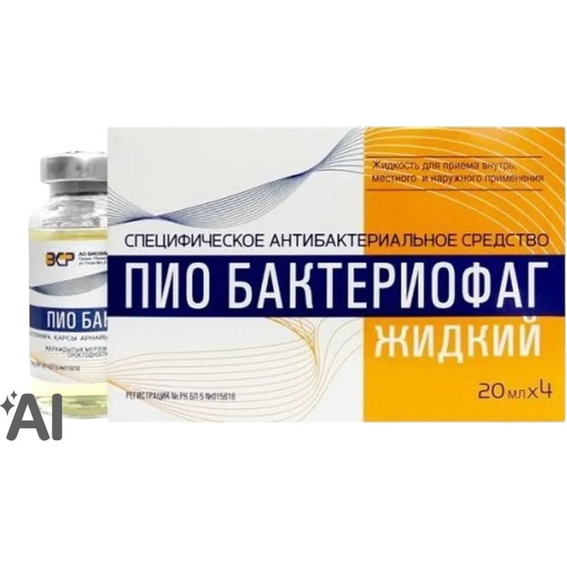 Пио бактериофаг фл. 20 мл №4