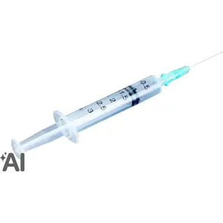 Шприц BIOJECT BUDG 3мл 23G 3-Х комп 1/2