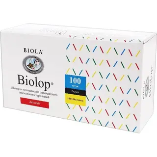 Шпатель медицинский Biolop стерильный однократного применения 140х14х1.6 детский