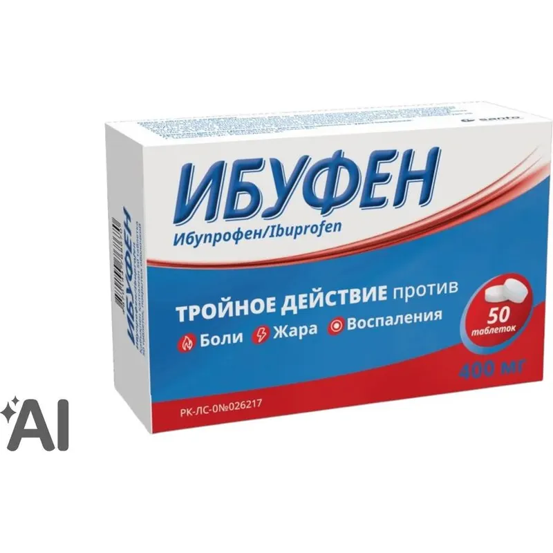 ИБУФЕН 0,4 N50 ТАБЛ П/О