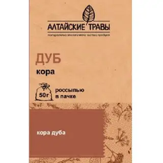 Дуба 50 г кора "Алтайские травы