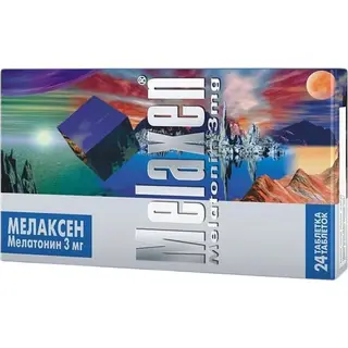 Мелаксен 3 мг, № 24, табл.