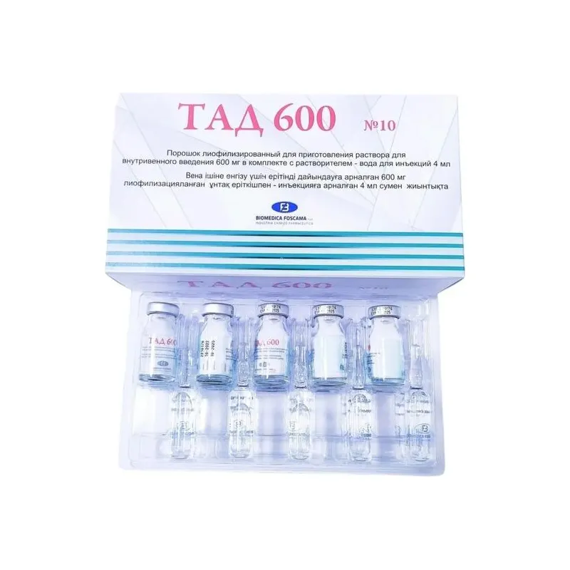 Тад 600мг + вода 4мл №10