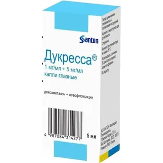 ДУКРЕССА 0,005/МЛ + 0,001/МЛ 5МЛ ФЛ