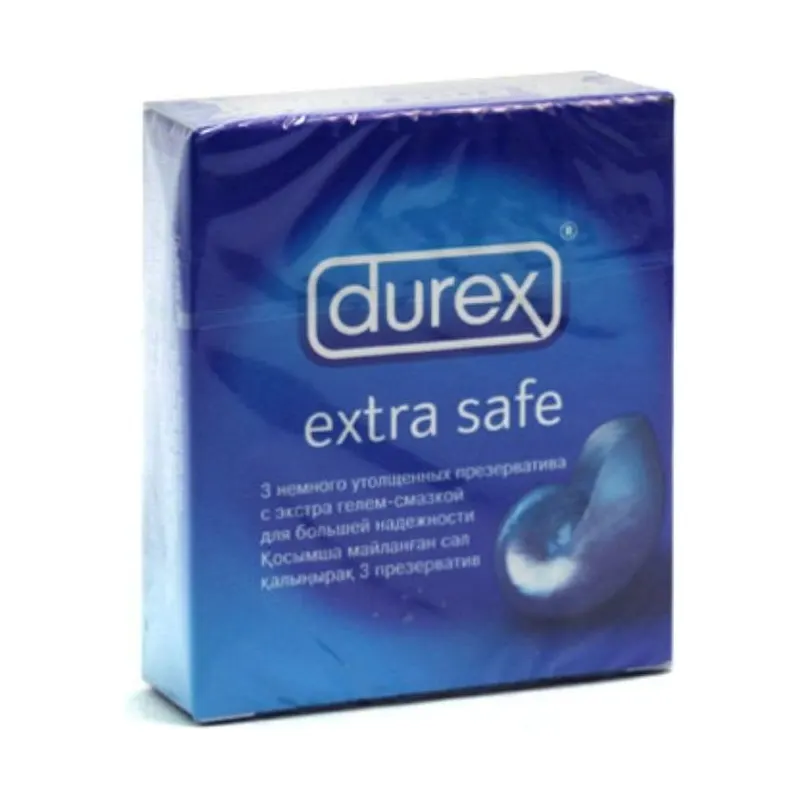 Durex Extra Safe презервативы №3 утолщенные