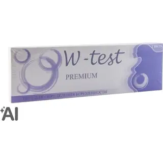 Тест для определения беременности W-test Premium №2 (струйный)