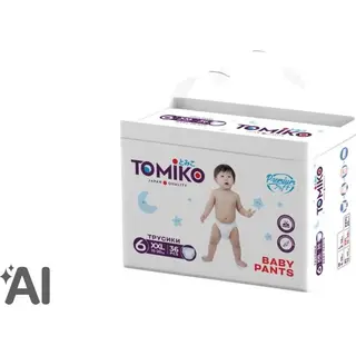 Трусики M (6-10КГ) 58 шт TOMIKO