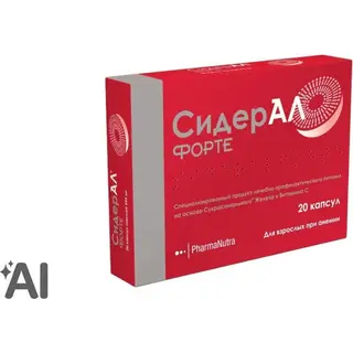 БАД Сидерал форте при анемии №20 капсул