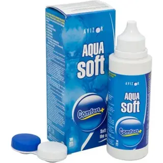 Раствор для линз Avizor Aqua Soft 350 мл, + контейнер