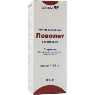 ЛЕВОЛЕТ 0,5/100МЛ 100МЛ ФЛ