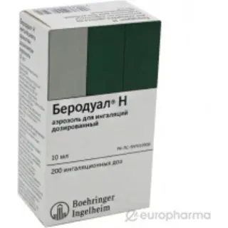 Беродуал Н 200 доз, 10 мл, аэрозоль
